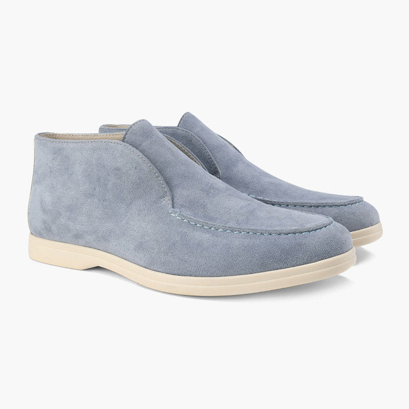 Old Money High Suede Loafers