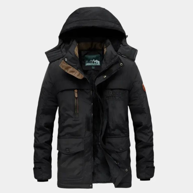 Military Hooded Jacket - Cross & Crown