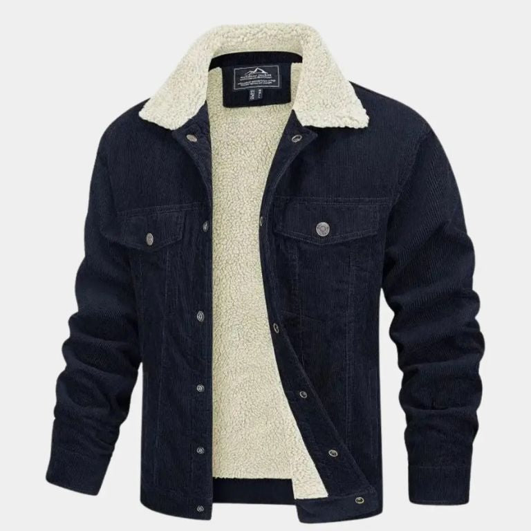 Heritage Corduroy Sherpa Jacket - Cross & Crown