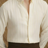 Striped Button Down Seersucker Shirt - Cross & Crown