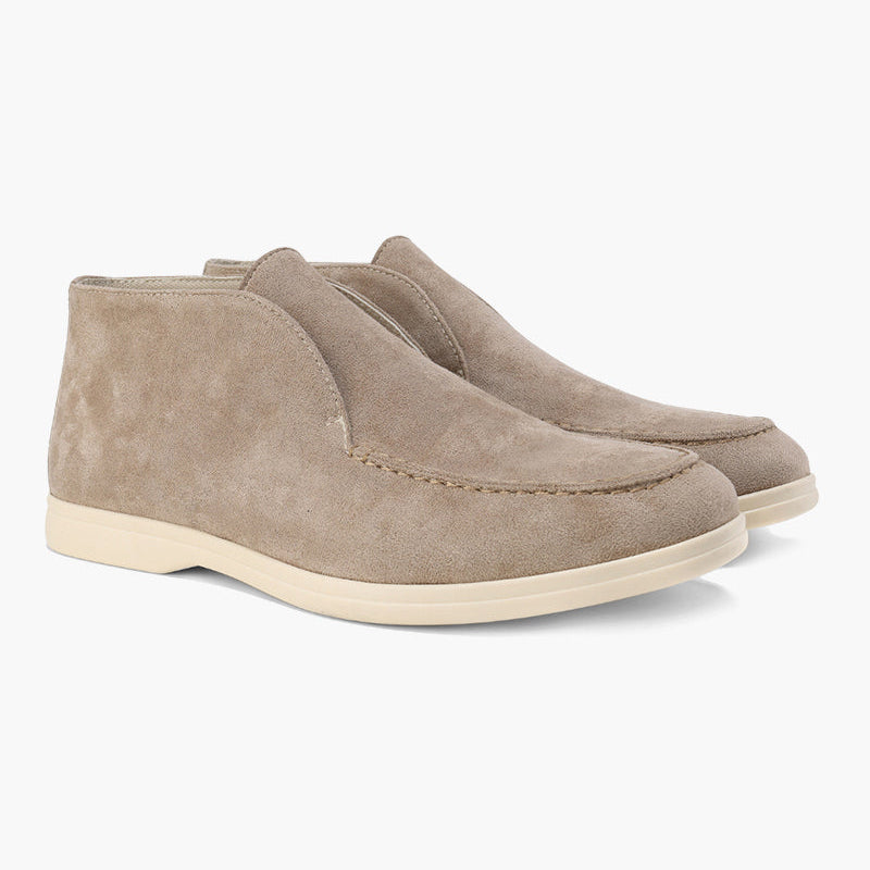 Old Money High Suede Loafers
