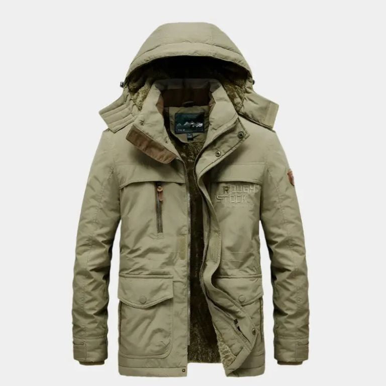 Military Hooded Jacket - Cross & Crown