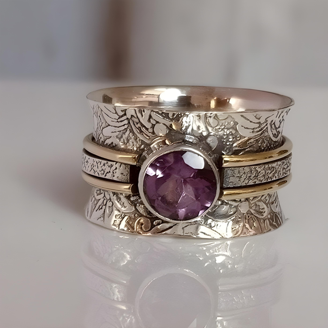 Paige Bohemian Crystal Meditation Ring