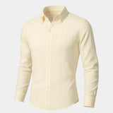 Striped Button Down Seersucker Shirt - Cross & Crown