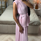 Diva Set with Belt & Wide Pants