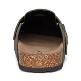 Bibi Suede Buckle Slippers